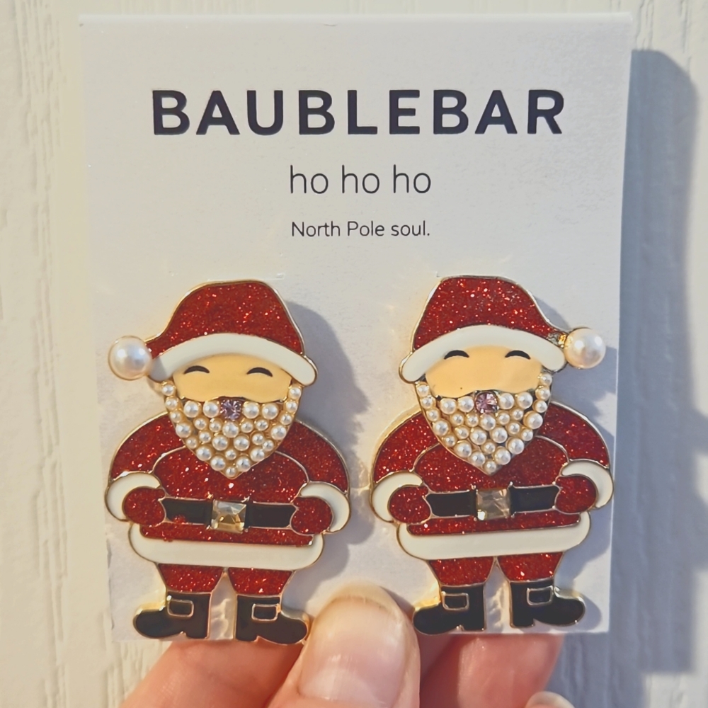 Baublebar Santa Earrings